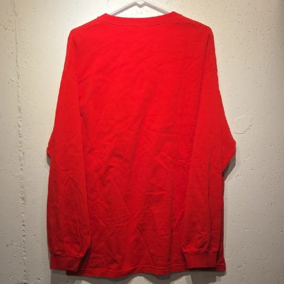 Retro 2000's Toronto Raptors Red Unisex Long Sleeve Tee (XL) - Picture 4 of 4